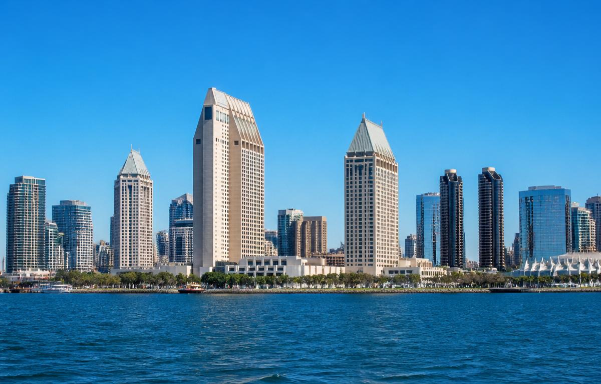 San Diego skyline — commercial cleaning service area